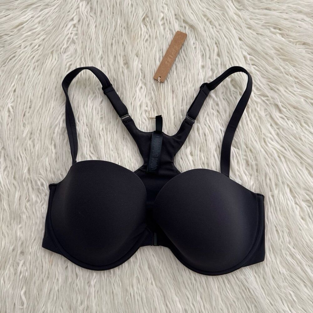 Skims Fits Everybody Racerback Demi Bra Onyx Size 34DD